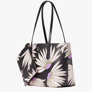 Kate Spade Molly Falling Flower Tote with wristlet